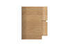 Adoni 2 Drawer Bedside Table | American Oak | Cararra Mable Top
