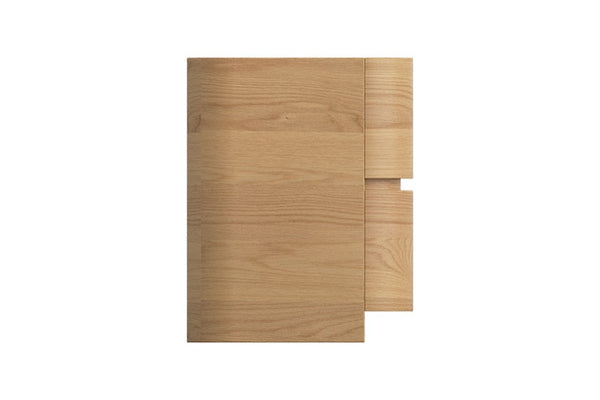 Adoni 2 Drawer Bedside Table | American Oak | Cararra Mable Top