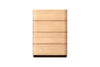 Adoni 4 Drawer Tallboy | American Oak | Cararra Mable Top