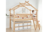 This fun kids loft bed package deal features the best selling Boori Forest Teepee Loft Bed and compatible Boori Pocket Spring Single Bed Mattress, along with 2 x Tidy Toy Cabinets. Blueberry and Cherry colour options also include a compatible canopy for the bed. Priced at 20% off RRP. Reminiscent of a treehouse.. tepee bed