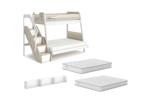 Natty Storage Staircase Maxi Bunk Bed Package Deal
