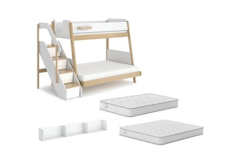 Natty Storage Staircase Maxi Bunk Bed Package Deal