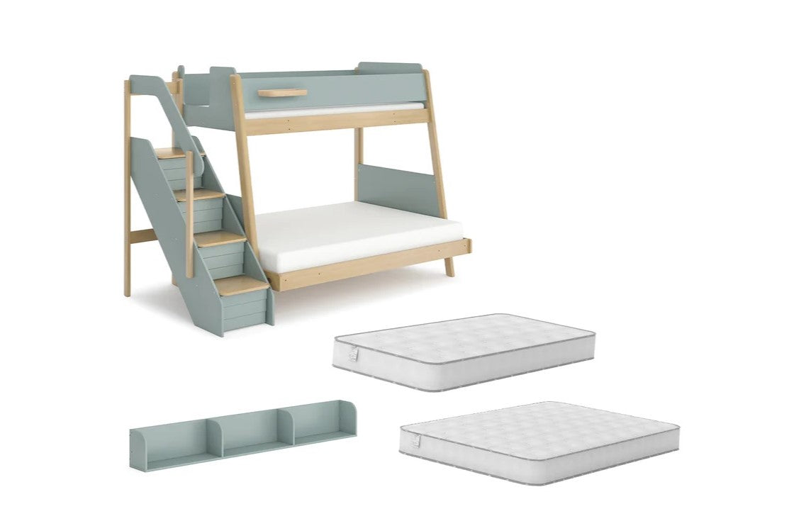 Natty Storage Staircase Maxi Bunk Bed Package Deal Best in Beds