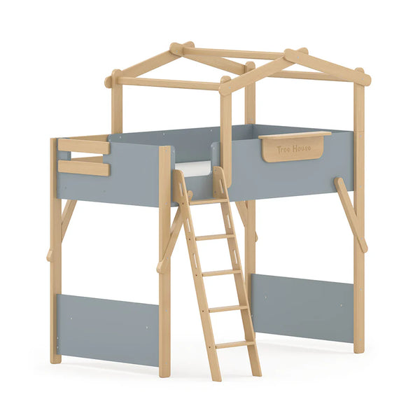 Treehouse King Single Loft with Roof Frame and Ladder