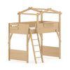 Treehouse King Single Loft with Roof Frame and Ladder
