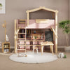 Treehouse King Single Loft with Roof Frame and Ladder