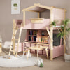 Treehouse King Single Loft with Roof Frame and Ladder