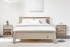 Boori Living - Horizon - Bed Frame - BL-HODB_BG - Brushed Grey Colour - Pictured with matching Block Furniture