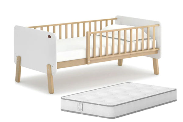 Natty Bedside Bed & Pocket Spring Mattress Package