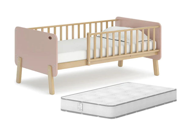 Natty Bedside Bed & Pocket Spring Mattress Package