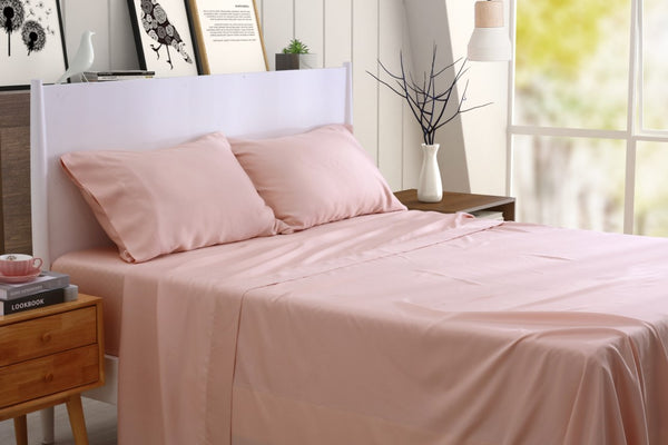 Blush Pink Colour - Bambi Eco Touch Tencel Sheet Set