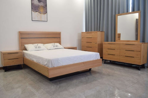 Pictured in Queen Size - The Marshall is a beautifully crafted timber bed frame.  Complete the bedroom suite with bedside tables, tallboy or a dressing table & mirror available as add ons.  For the full range of options/pricing please visit us in store or contact us 1300 399 676 or dream@bestinbeds.com.au