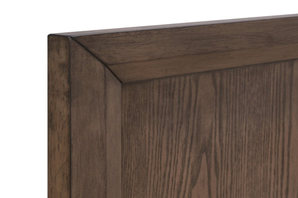 Rustic Rubberwood Timber Bed