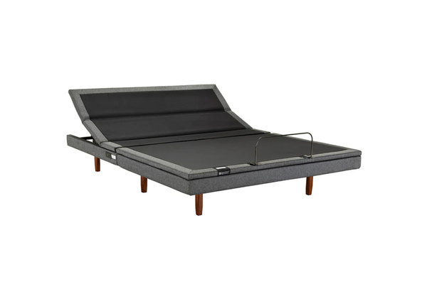 Grey Sealy Posturematic Apex adjustable base on a white background