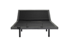 Gray Sealy Ascent Adjustable Bed Base with a black frame on a white background