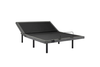 Gray Sealy Ascent Adjustable Bed Base with a black frame on a white background
