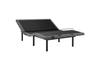Gray Sealy Ascent Adjustable Bed Base with a black frame on a white background