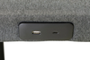 Close-up of a textured surface with USB and micro-USB ports.