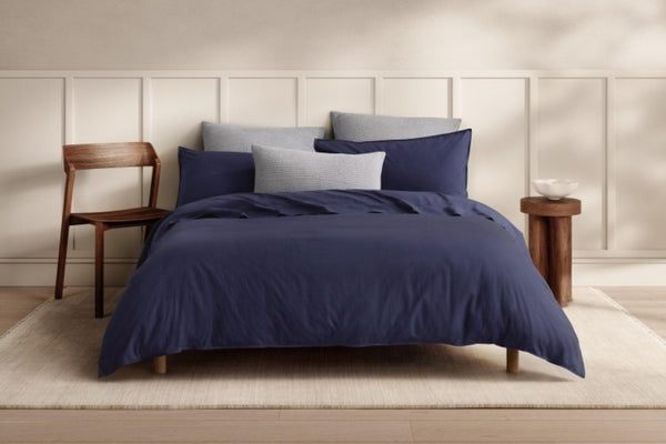 Sheridan Bayley Washed Percale Quilt Cover Set