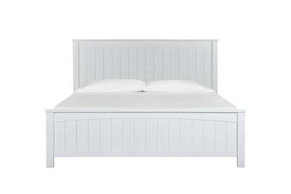 Wombarra White Timber Queen Bed Frame