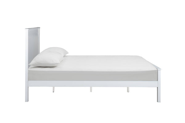 Wombarra White Timber Queen Bed Frame