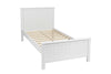 Wombarra White Timber Single Bed Frame
