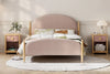 Boori Yarra Double Bed V25 Cherry in elegant guest or kids bedroom with natural light