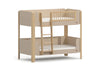Boori Yarra King Single Bunk Bed in Truffle and Beech on white background – convertible king single bunk bed