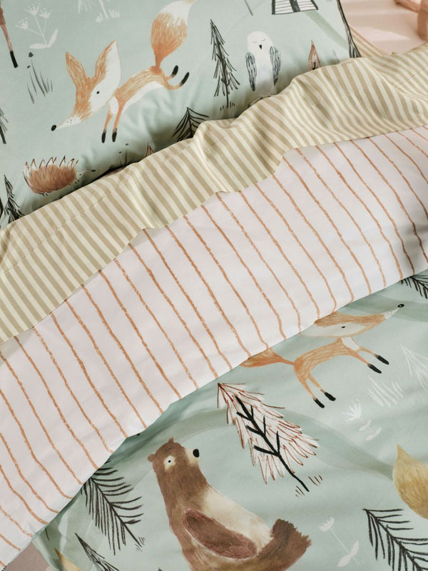 Linen House Kids Woodland Winter Quilt Cover Set
