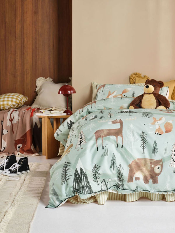 Linen House Kids Woodland Winter Quilt Cover Set