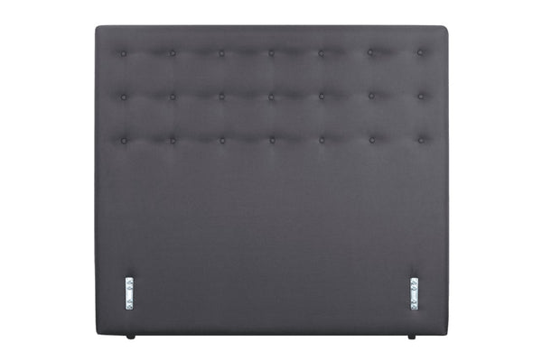 AH Beard - Designer Bedhead - High Profile 1400mm - Button Finish - Charcoal Colour