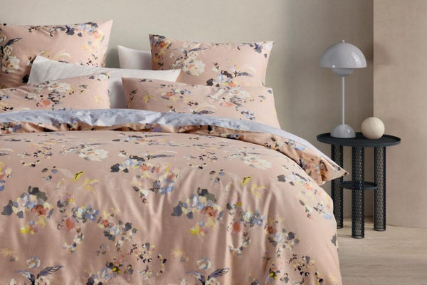 Asmara Quilt Cover Set - Rosewater