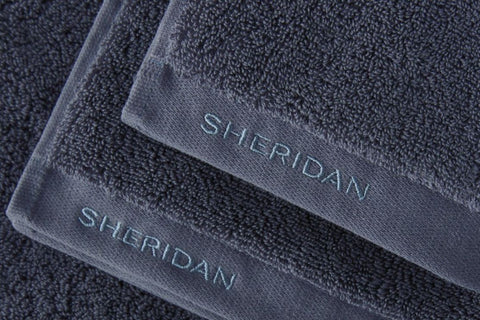 Sheridan Ultimate Indulgence Collection - Bath Towels & Washcloths - Colour is Deep Sea Blue - Available @ Best in Beds