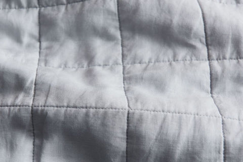 Silver coloured Bed Cover by Sheridan from the Abbotson Linen Collection available at bestinbeds.com.au and in our Campbelltown and Warrawong stores