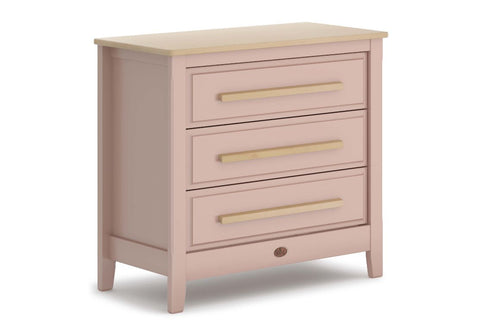 boori kids linear 3 drawer chest smart assembly in cherry and almond colour at Best in Beds