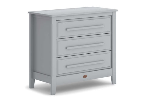 boori kids linear 3 drawer chest smart assembly in Pebble colour at Best in Beds