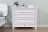 Linear 3 Drawer Chest Smart Assembly Barley White