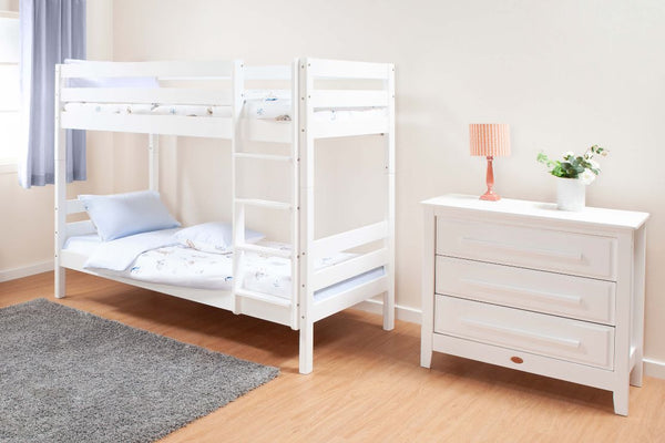 Linear 3 Drawer Chest Smart Assembly Barley White