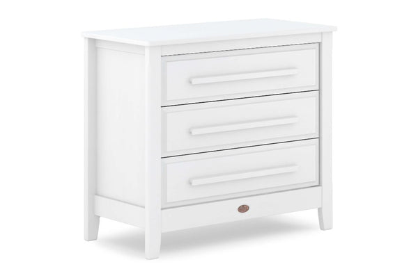Linear 3 Drawer Chest Smart Assembly Barley White