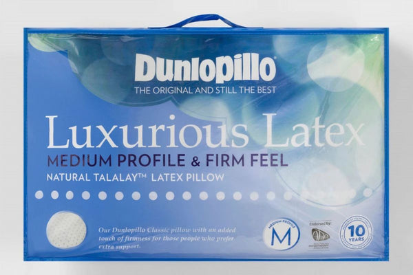 Dunlopillo Luxurious Latex Medium Profile Firm Feel Pillow