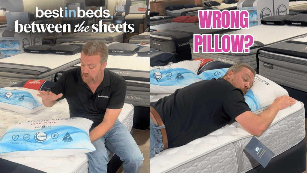 Guide explaining how to choose the best pillow for your sleeping position, including side, back and stomach sleepers.