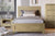 The Alyssa bed frame is available in King Single, Double or Queen size.  Price displayed is for the bed frame only. Complete the look with a bedside table and tallboy or dresser - additional costs apply.  Features:  MDF - Sustainably harvested timber Low foot Timber legs Head & Foot: MDF & solid timber; Sideboards: MDF Slats: Plywood - Thickness: 12mm Specifications: King Single: Bedhead Height: 110cm | Width: 117cm | Length: 214cm