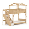 Treehouse King Single Bunk with Roof Frame and Storage Staircase