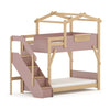 Treehouse King Single Bunk with Roof Frame and Storage Staircase