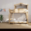 Treehouse King Single Bunk with Roof Frame and Ladder