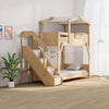 Treehouse King Single Bunk with Roof Frame and Storage Staircase