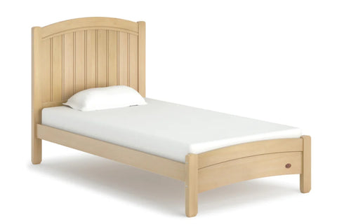 Boori Classic King Single Bed - Almond Colour - Boori wanted to create a simple and elegant collection that would complement any bedroom. The Classic collection does just that.  The Classic has a soft rounded headboard to create an ageless and traditional look in any bedroom. Available as a Double or King Single bed, its style and quality means it grows up with your child.