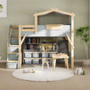 Boori Treehouse Loft Bed in Blue and Almond Colour