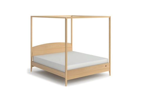 Add the ultimate statement furniture piece to your bedroom with Boori's exquisite solid beech wood queen bed frame, featuring a stunning four-poster canopy. Crafted from high-quality sustainably sourced European Beech timber, this bed frame boasts superior construction that ensures durability and longevity. The clean..