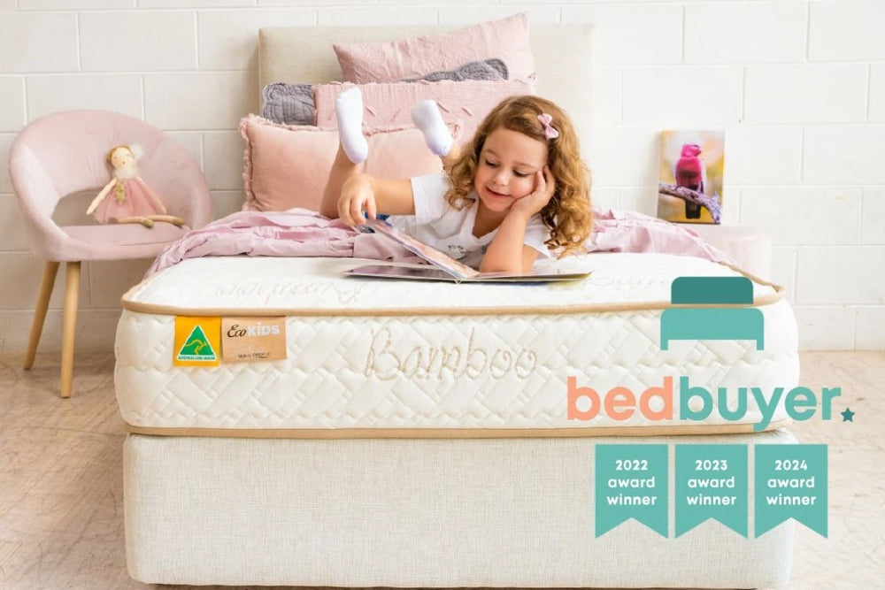 Eco Kids Mattress - Australian Made - Rated Australia's Best kids mattress by Bed Buyer in 2022 & 2023 & 2024